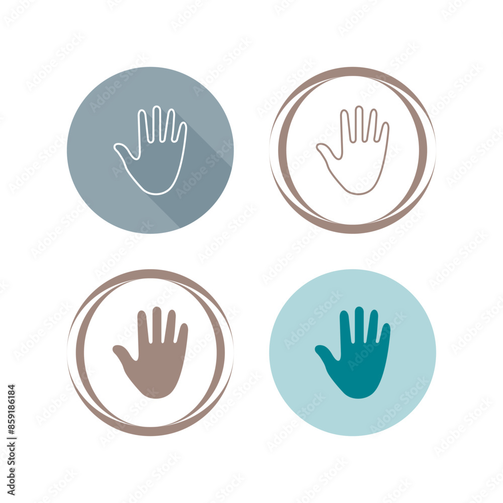 Hand Vector Icon Hand Vector Icon