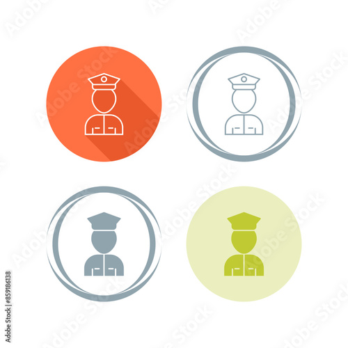 Airport Security Vector Icon