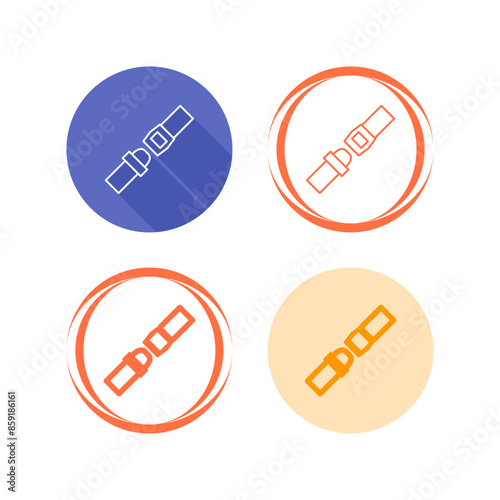 Seat Belt Vector Icon