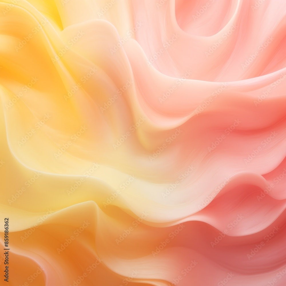 Fototapeta premium Abstract background with gradient of pastel yellow, pastel coral, and white colors, wallpaper, backdrop