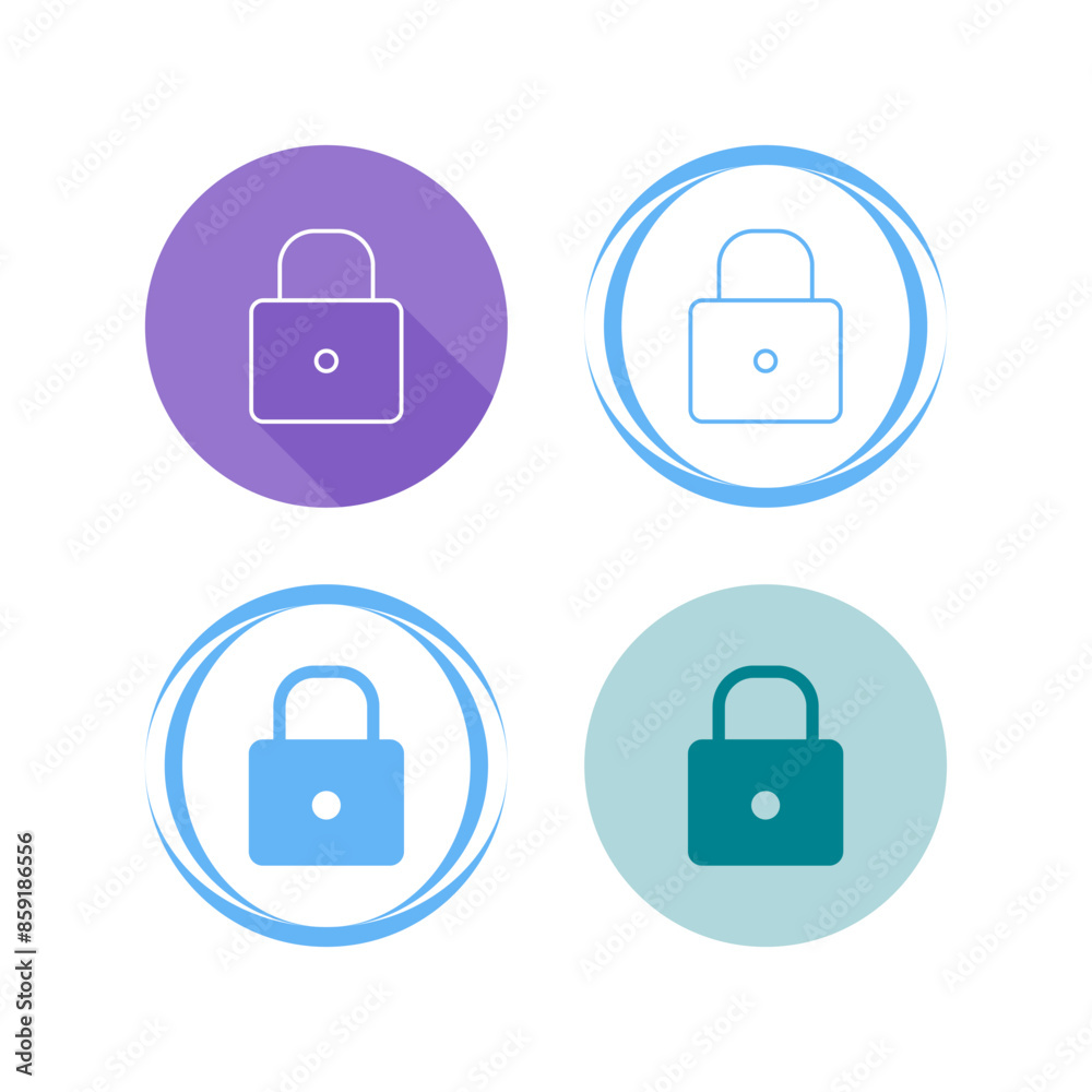Lock Vector Icon Lock Vector Icon