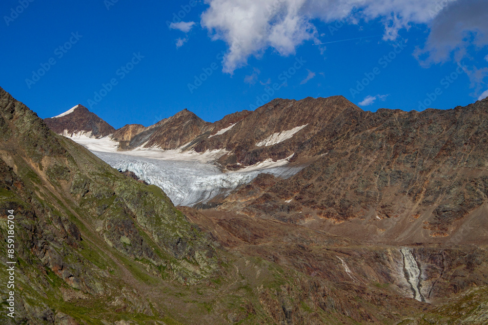 mountain landscape on Gavia Pass mountain landscape on Gavia Pass