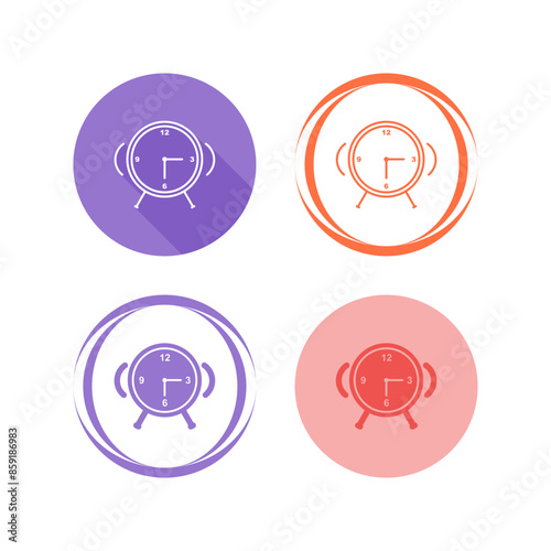 Alarm Clock Vector Icon