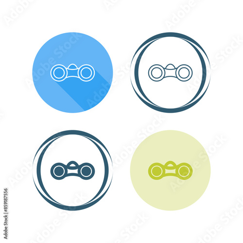 Binoculars Vector Icon