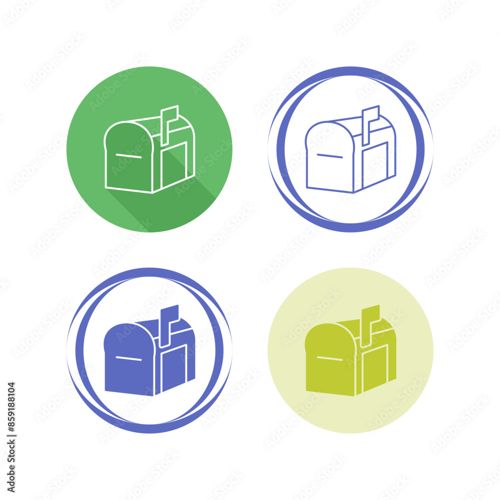 Mailbox Vector Icon Mailbox Vector Icon