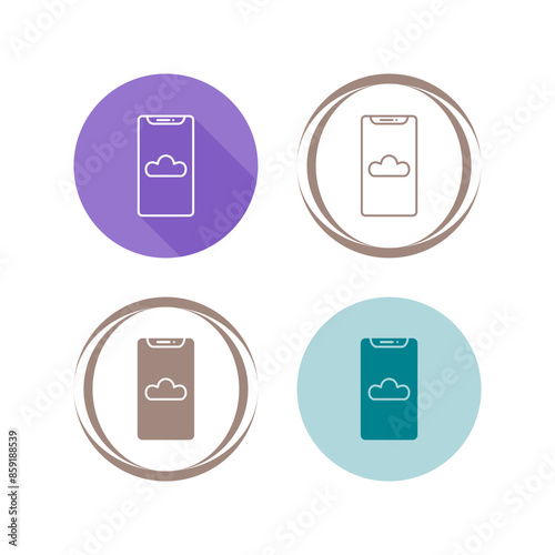 Cloud Storage Vector Icon