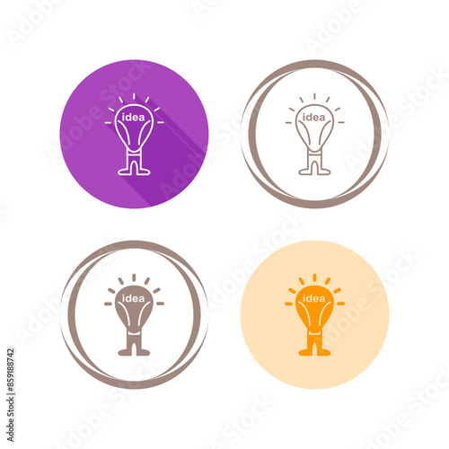 Brilliant Idea Vector Icon