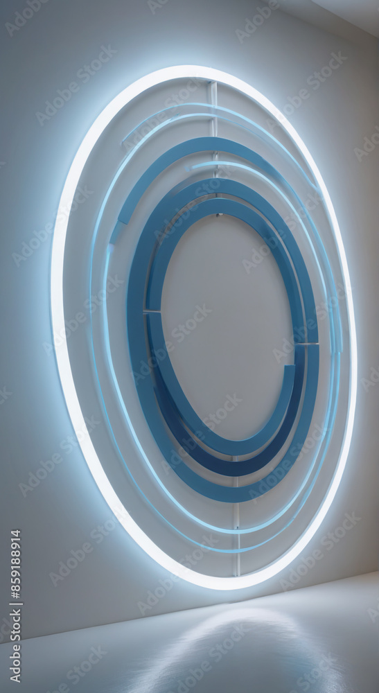 Fototapeta premium Colorful Futuristic Fractal Explosion Background for Posters and Stock Illustrations