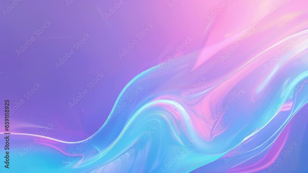 Abstract Flowing Liquid Art with Vibrant Neon Colors on a Dark Background