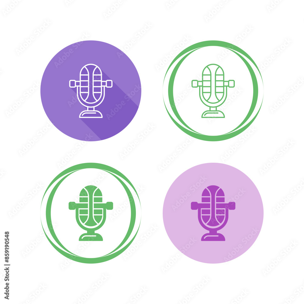 Microphone Vector Icon Microphone Vector Icon