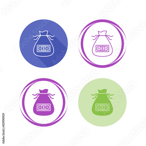 Money Bag Vector Icon