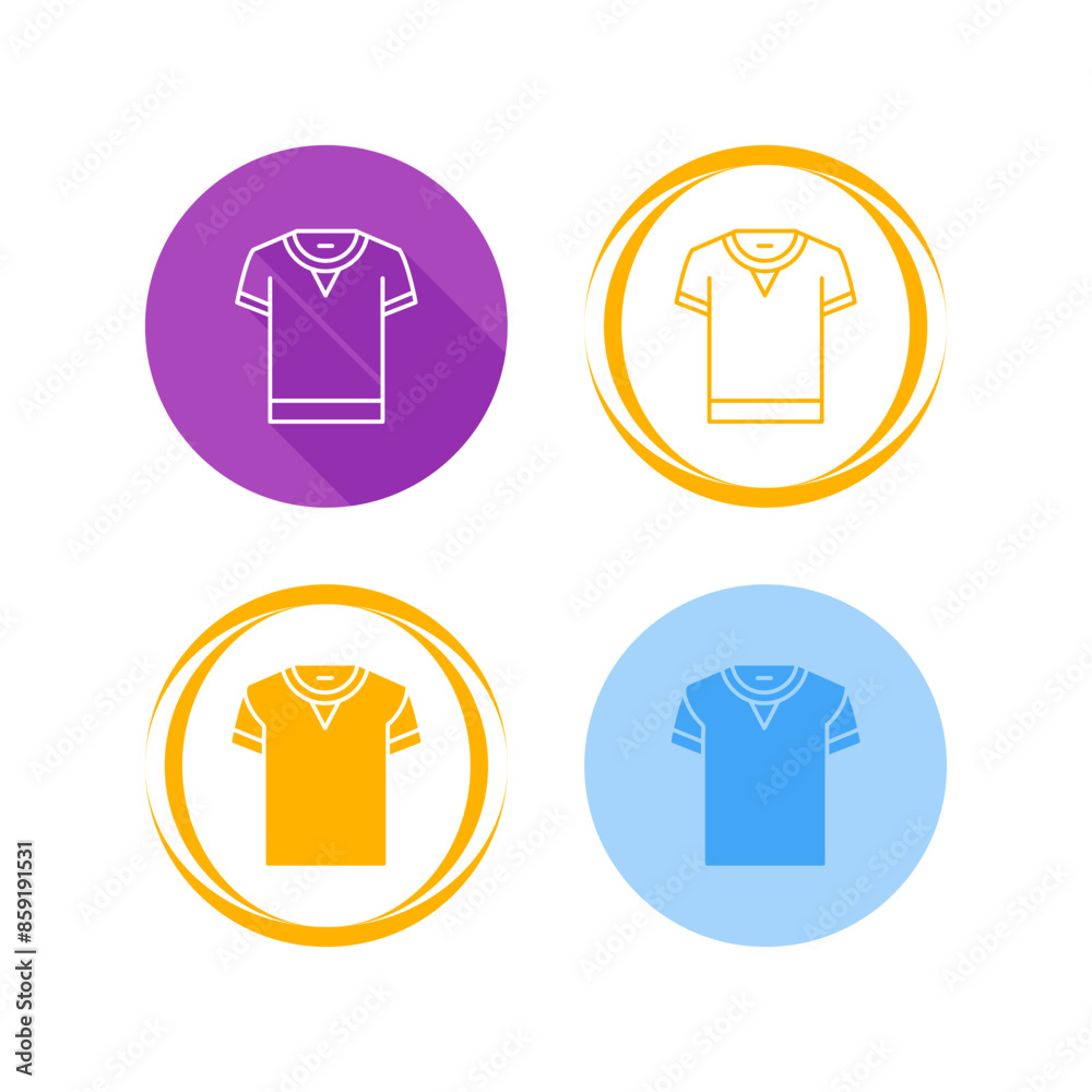 T Shirt Vector Icon