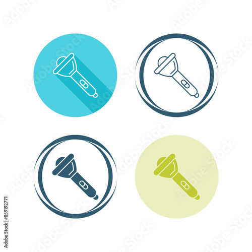 Flashlight Vector Icon
