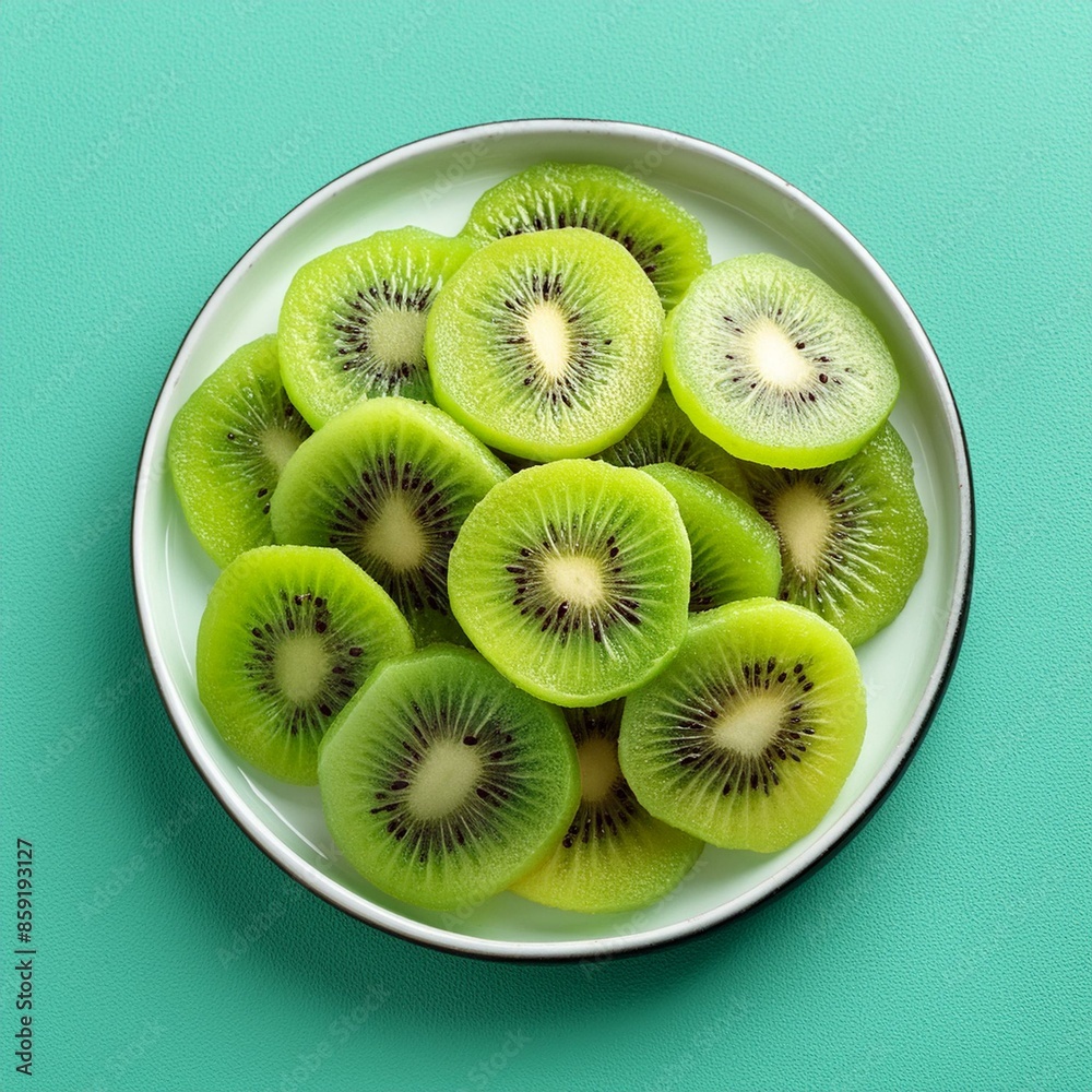 Fresh healthy kiwi fruit slices Fresh healthy kiwi fruit slices