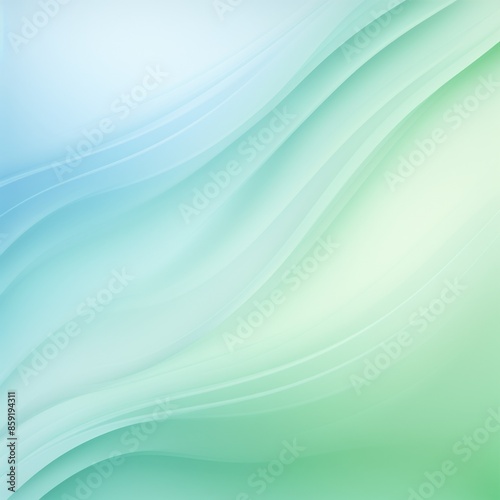 Abstract background with gradient of pastel blue, pastel green, and white colors, wallpaper, backdrop