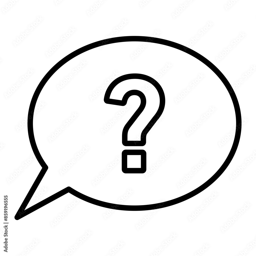 Question Mark Icon Ideal for Help and Interrogation Question Mark Icon Ideal for Help and Interrogation