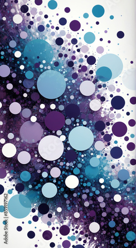 Vibrant Colorful Fractal Dynamic Background for Posters and Landing Pages