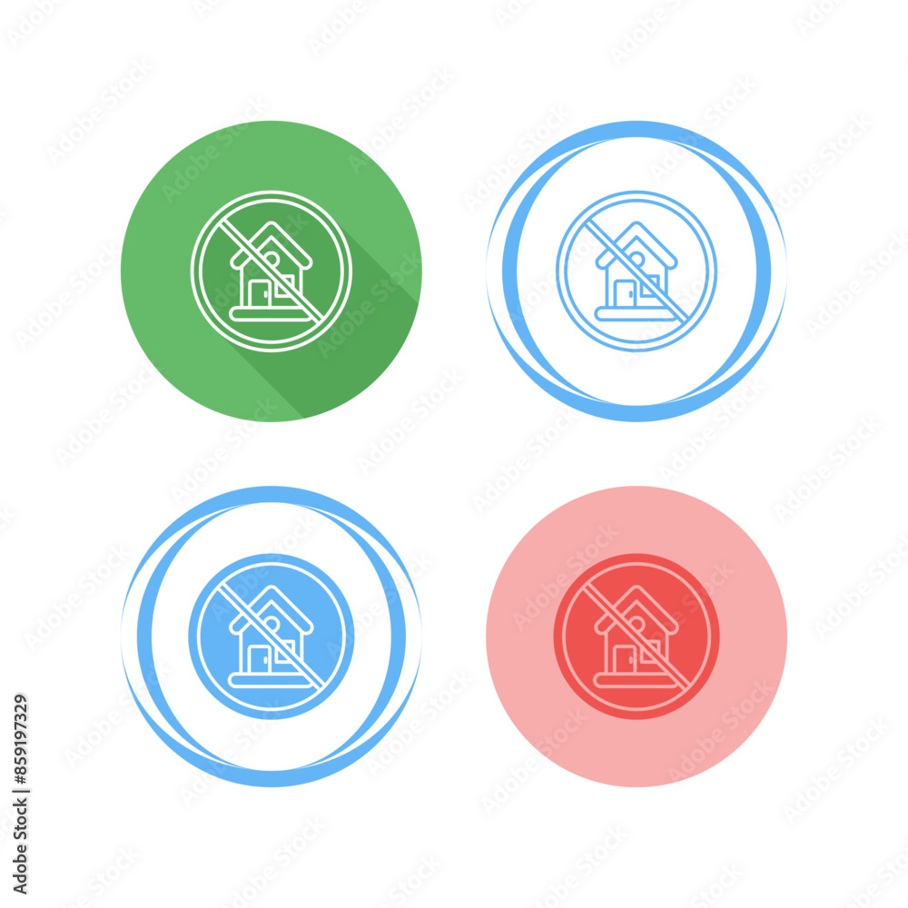 No House Vector Icon No House Vector Icon