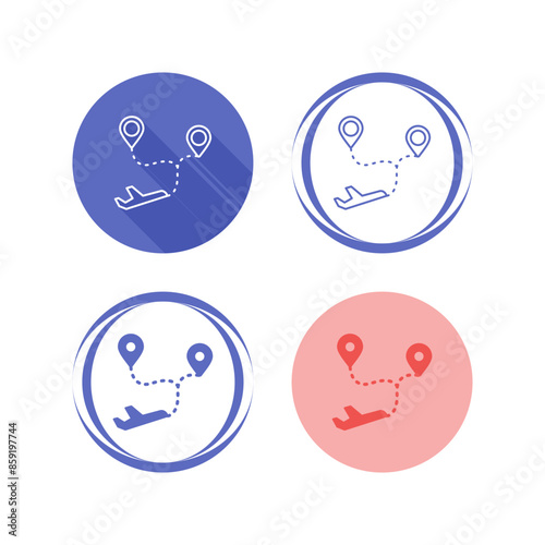 Route Vector Icon