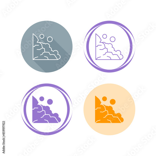 Landslide Vector Icon