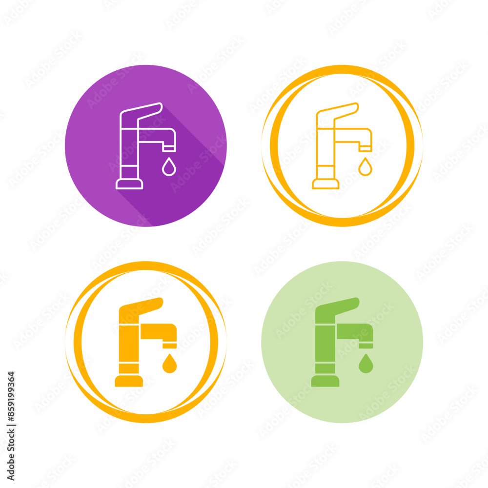 Water Tap Vector Icon