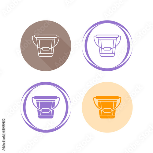 Bucket Vector Icon