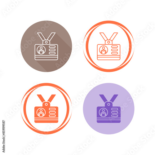 Id Card Vector Icon