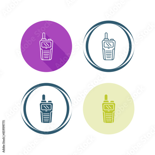 Walkie Talkie Vector Icon