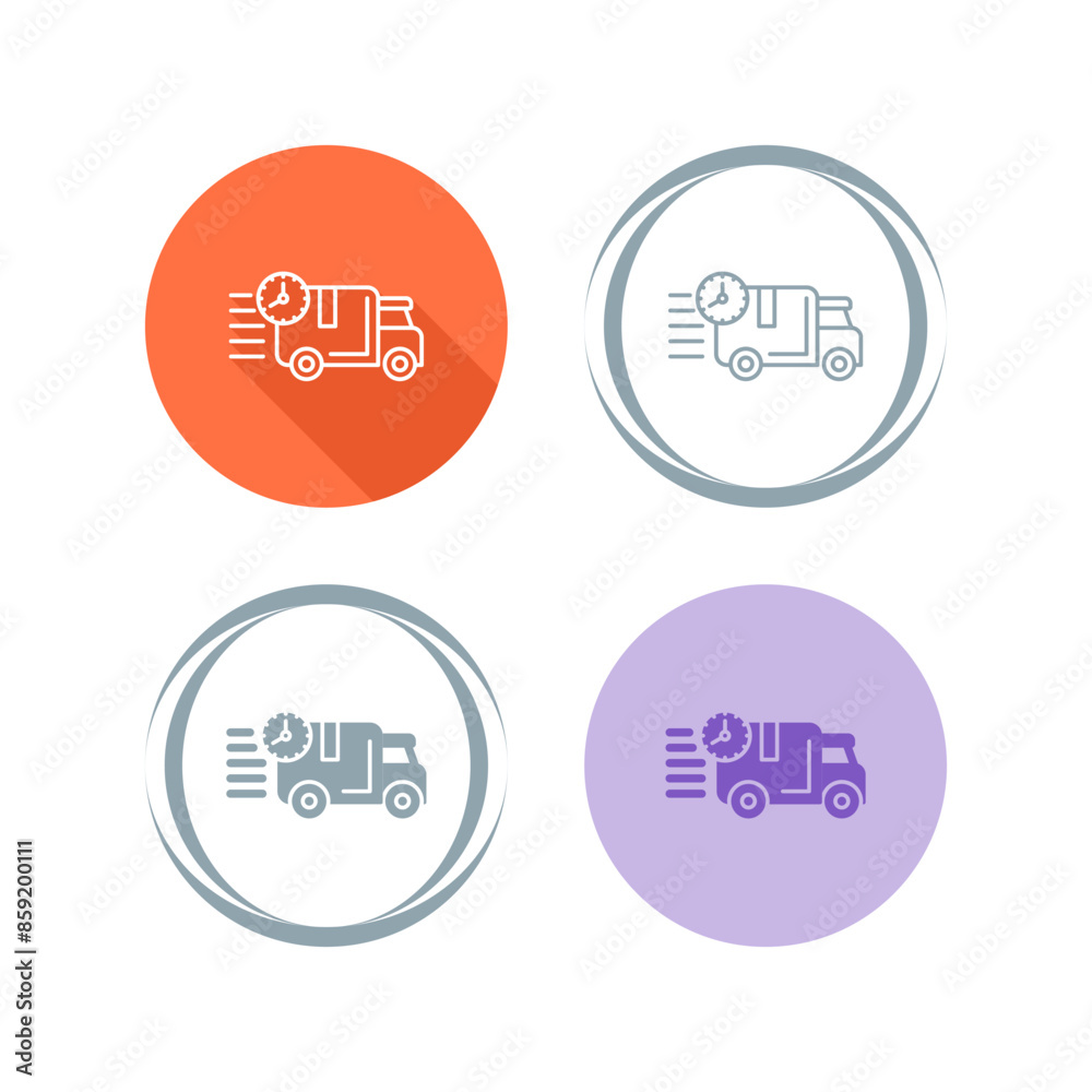 Fast Delivery Vector Icon