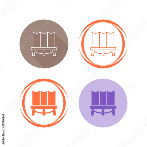 Trampoline Vector Icon