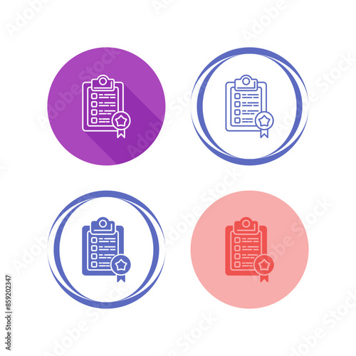 Quality Assurance Vector Icon