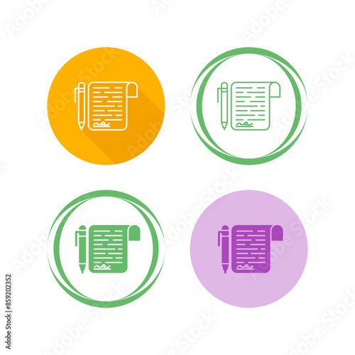 Agreement Vector Icon