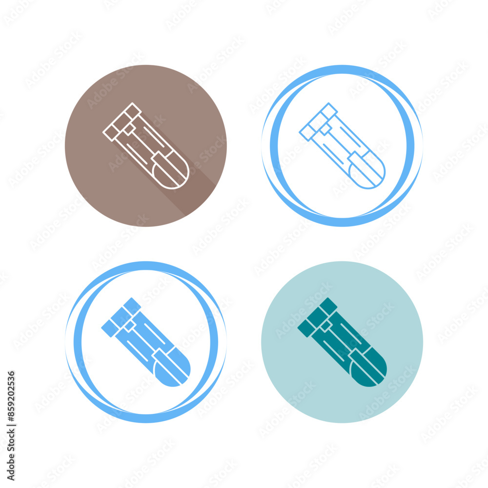Test Tube Vector Icon Test Tube Vector Icon