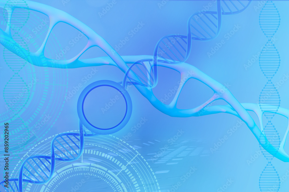 DNA helix, deoxyribonucleic acid background, emphasizing genetic ...