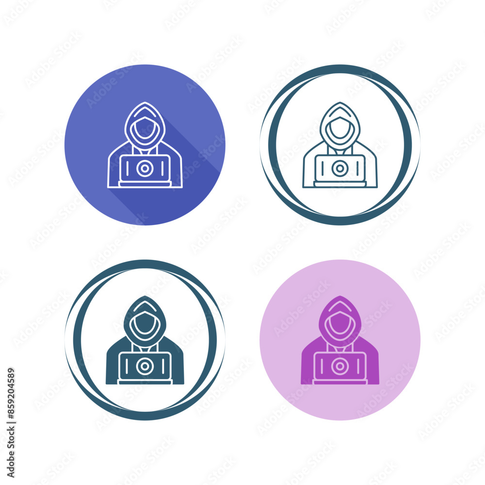 Hacker Vector Icon Hacker Vector Icon