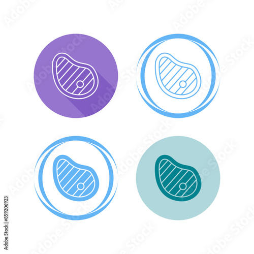 Steak Vector Icon