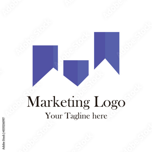 Free Download Marketing logo design - GFXLoad