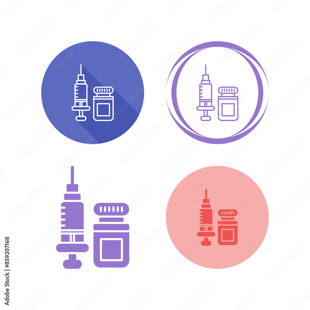 Vaccine Vector Icon Vaccine Vector Icon