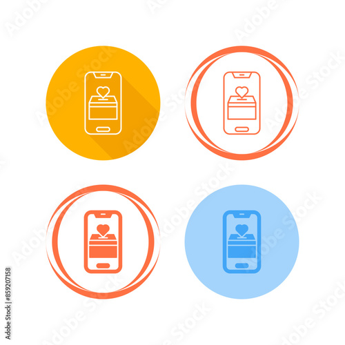 Online Donation Vector Icon