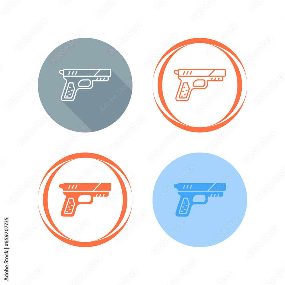Pistol Vector Icon Pistol Vector Icon