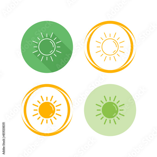 Sun Vector Icon