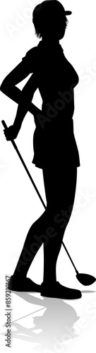 Golfer Golf Sports Person Silhouette photo
