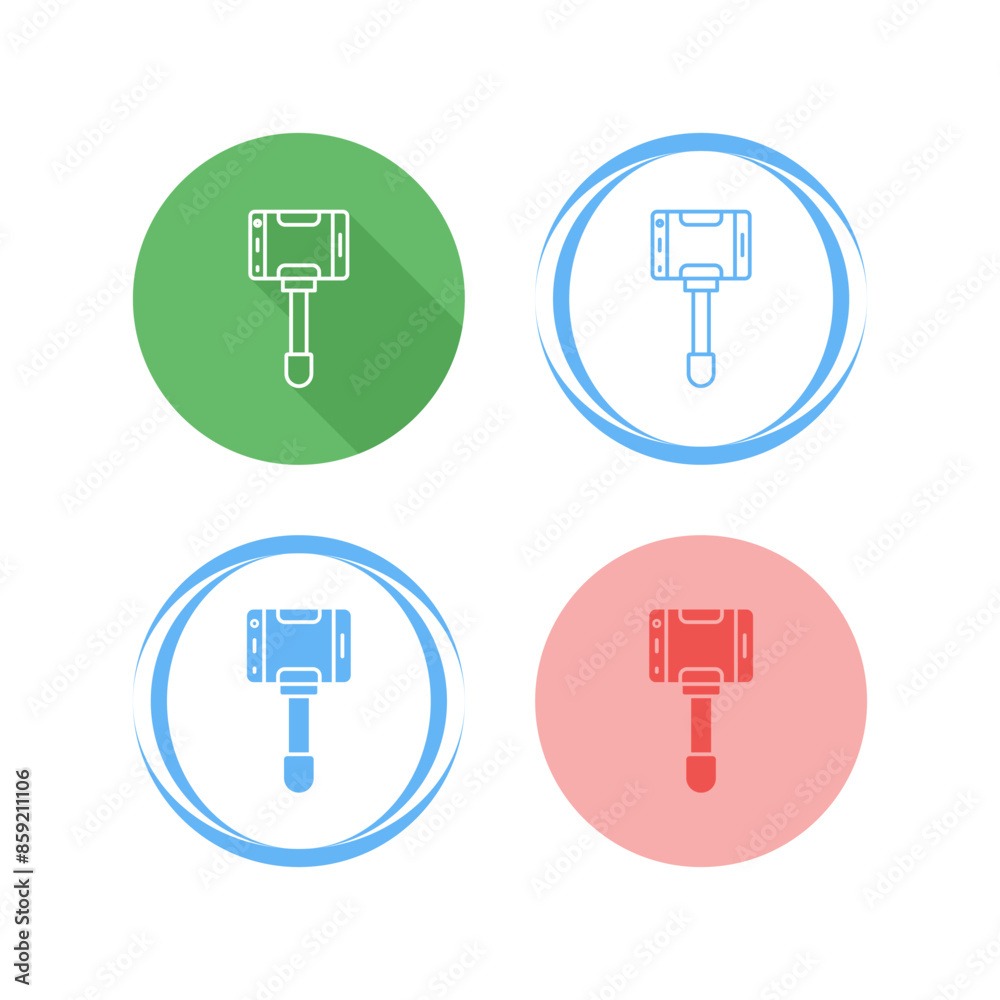 Selfie Stick Vector Icon Selfie Stick Vector Icon