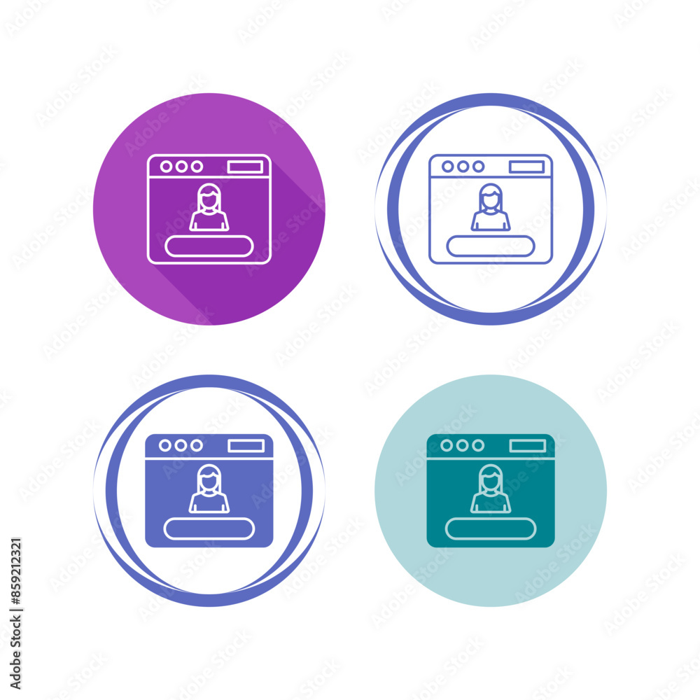 Username Vector Icon Username Vector Icon
