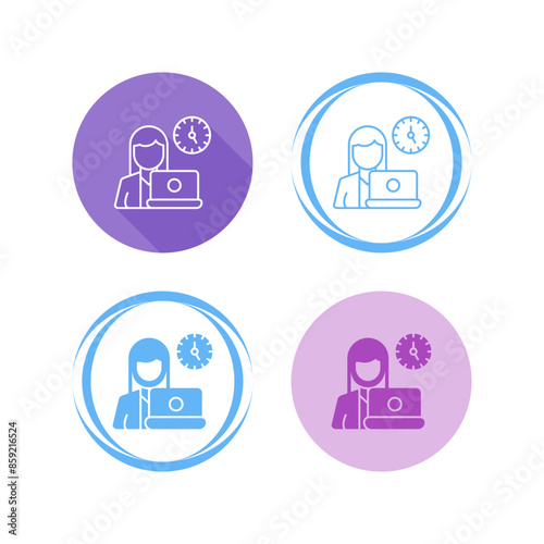 Overtime Vector Icon