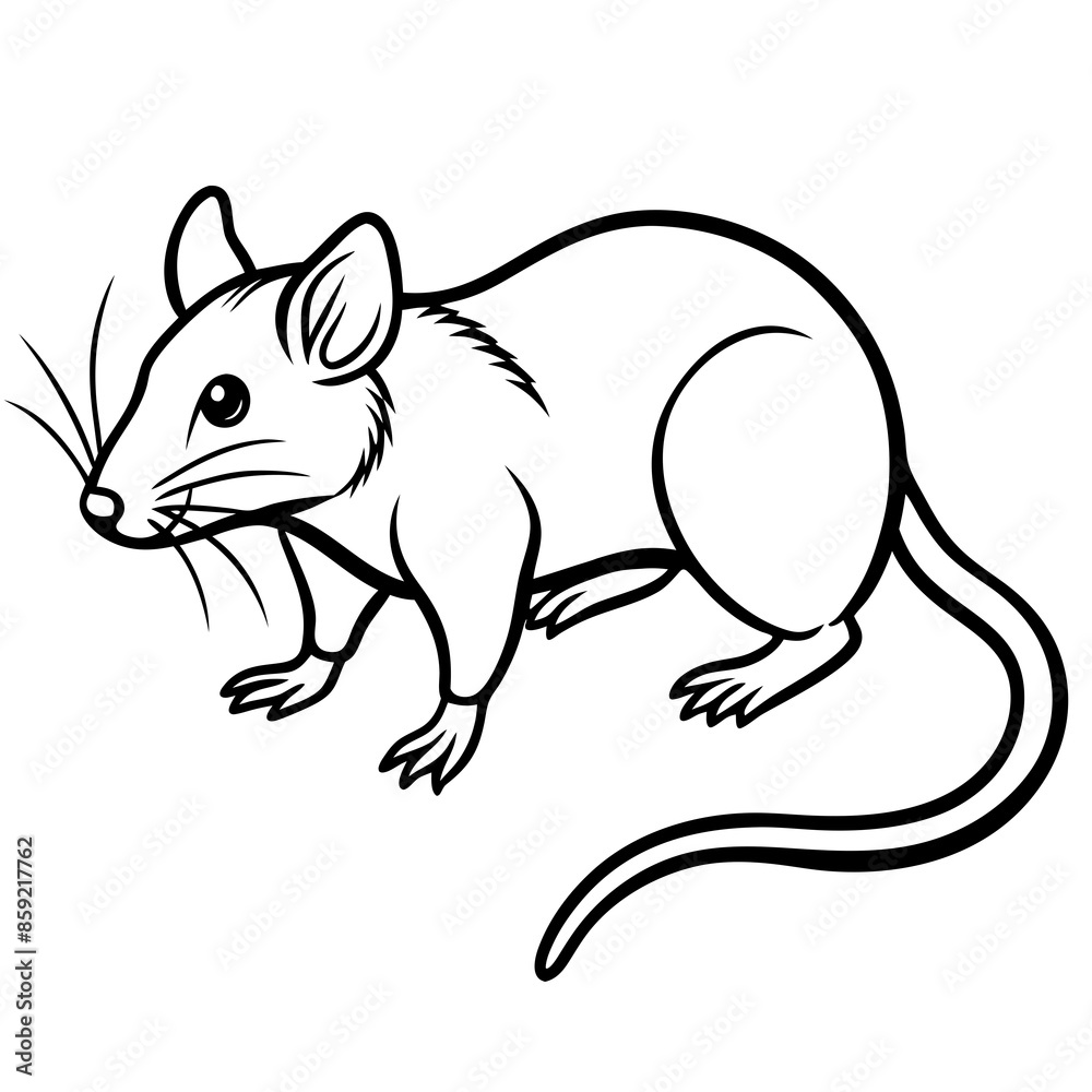 vector illustration mouse