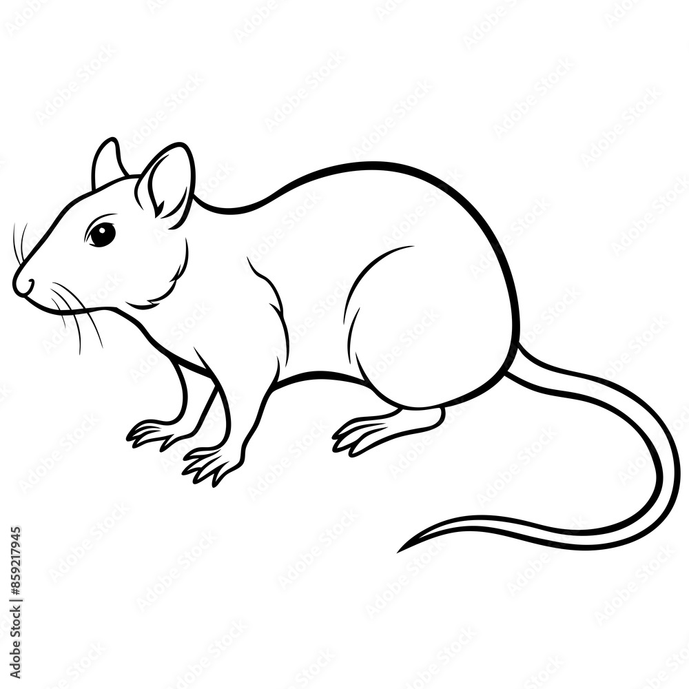 vector illustration mouse