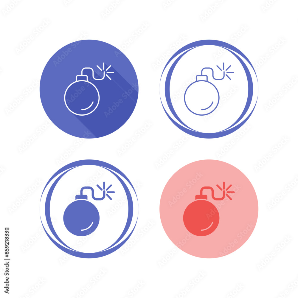 Bomb Vector Icon Bomb Vector Icon
