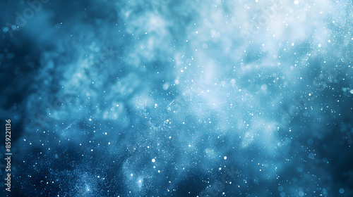 blue white , color gradient rough abstract background shine bright light and glow template empty space , grainy noise grungy texture