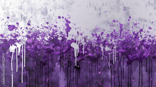 Purple paint splatter abstract texture background